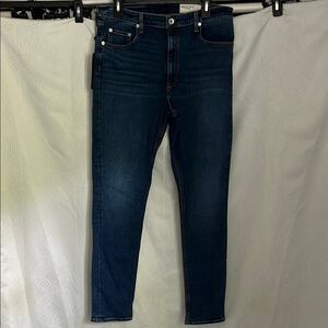 Rag & Bone “Nina” High-Rise Skinny Jeans, Size 33